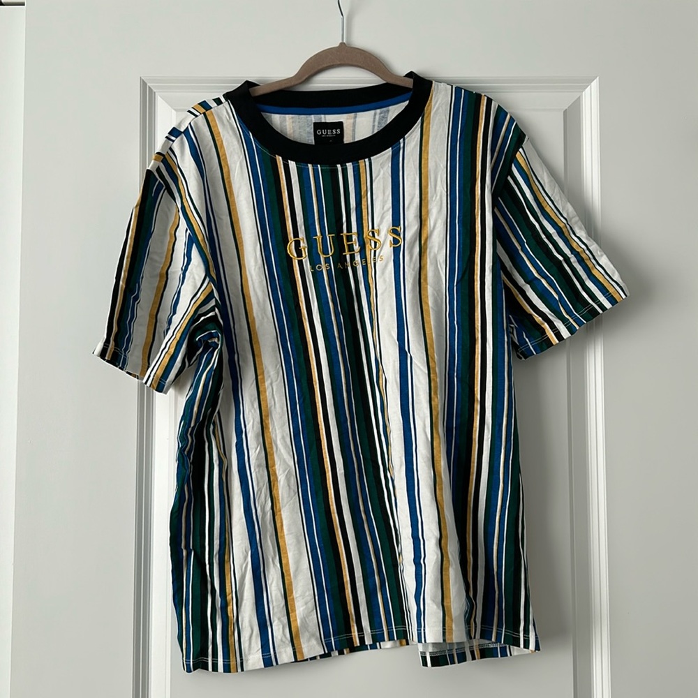 Men’s striped guess t shirt